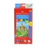 Lapis de cor (sextavado) Ecolapis 12 Cores c/Kit - Faber-Castell