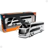 Onibus Miniatura Viação Petrolium Coleção Roma Brinquedo Cor Branco - Image 2
