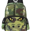 Mochila Escolar Infantil Luxcel Dinossauro Camuflado