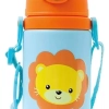 Garrafinha De Alumínio Com Canudo Leão +6m 450ml Buba