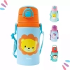 Garrafinha De Alumínio Com Canudo Leão +6m 450ml Buba - Image 2