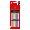 Ecolapis de Cor Metalic com 10 Cores FABER-CASTELL