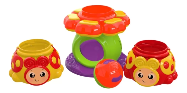Brinquedo Educativo Torre Joaninha 251 - Jp Brink